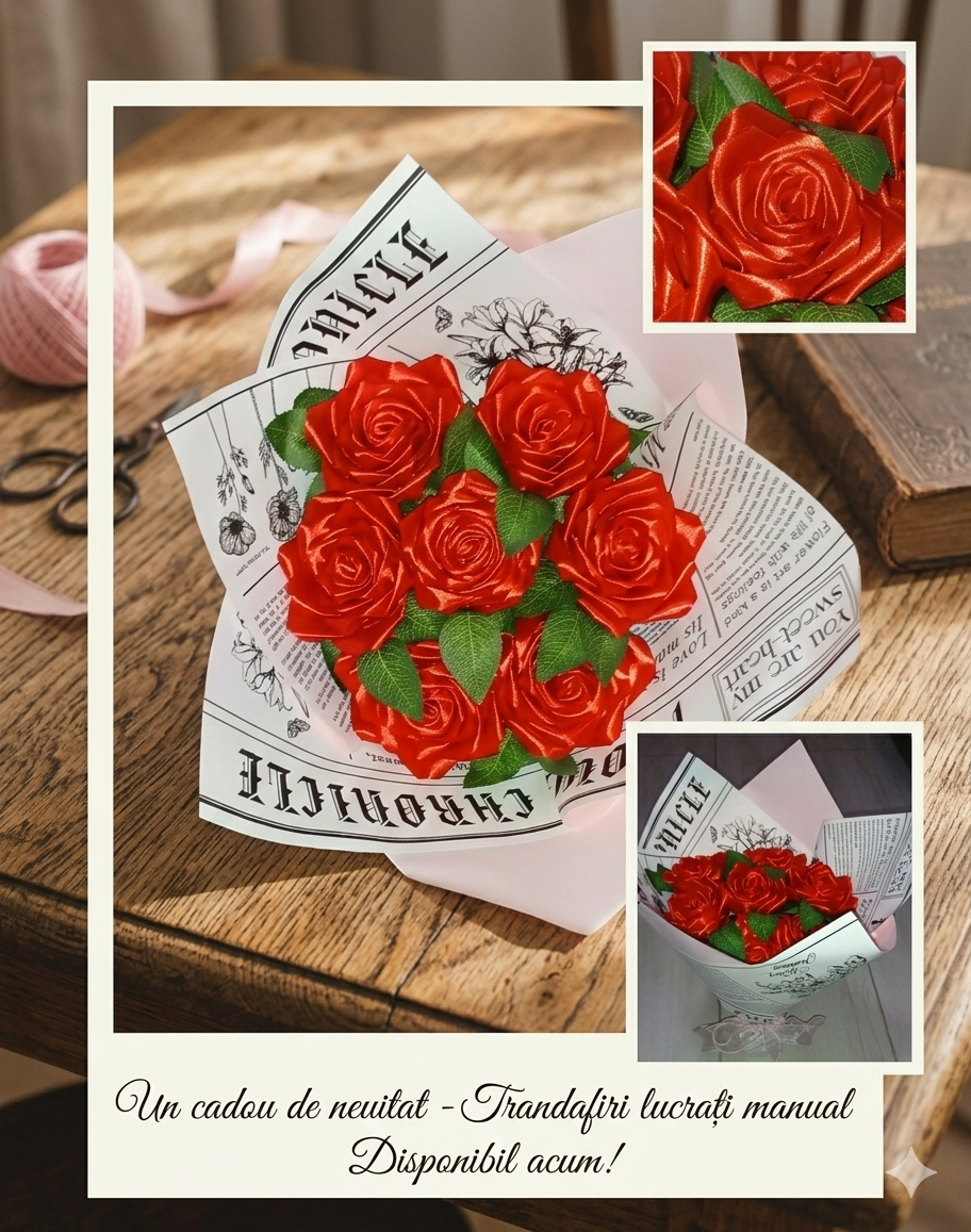 buchete flori saten